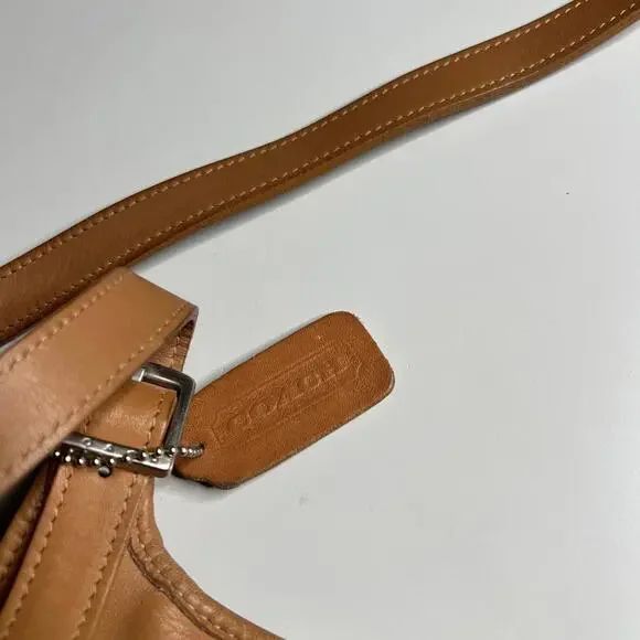 Coach Tan Leather Shoulder Bag - Picture 4 of 11